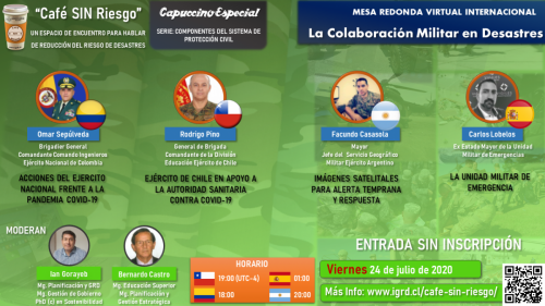 Cafe SIN Riesgo Capuccino Especial Colaboración Militar 24-07-20